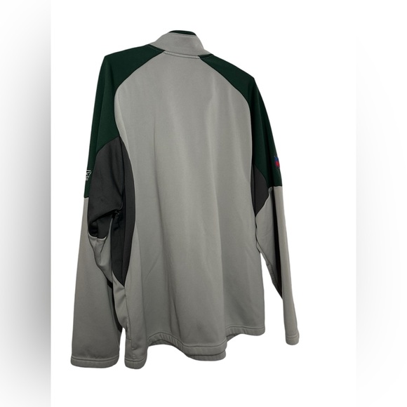 Men’s NY Jets Football NFL Team Apparel Pullover Quarter Zip XL Lined Shirt - Picture 10 of 13